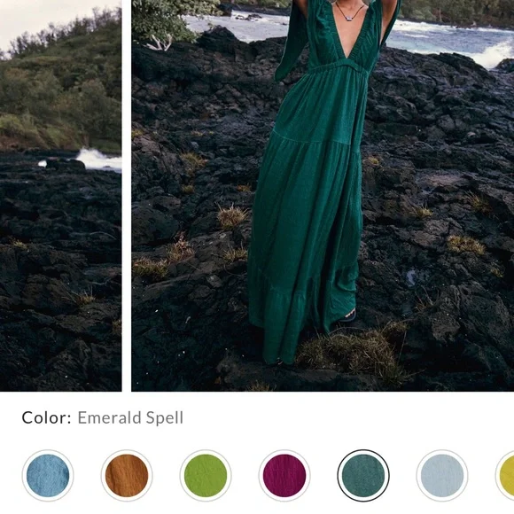 NWT Free People La La Beach Maxi Large - Picture 3 of 10